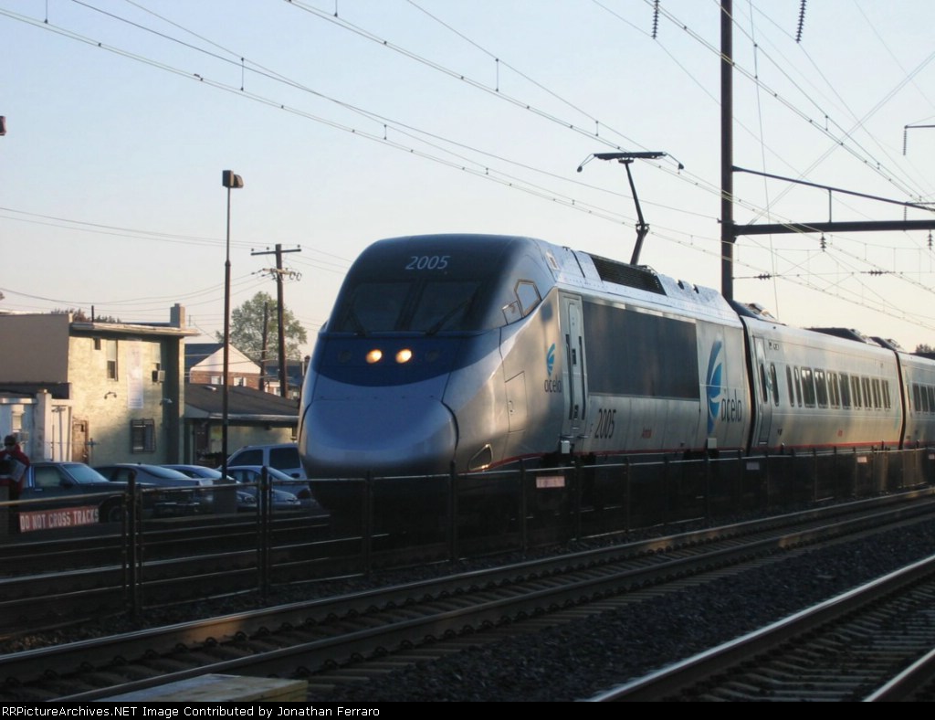 Southbound Acela